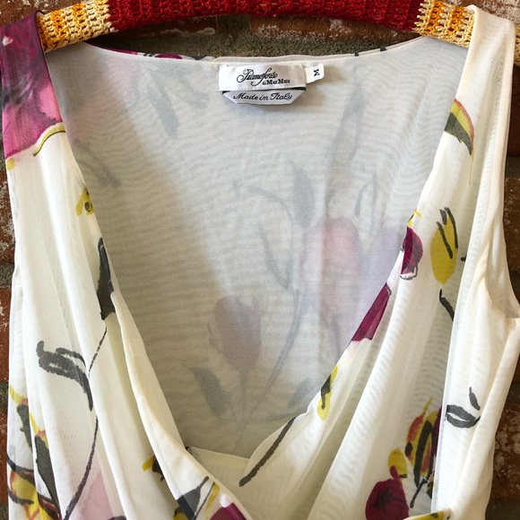 Pianoforte di MaxMara Floral Draped Ruched Blouse - Picture 3 of 5